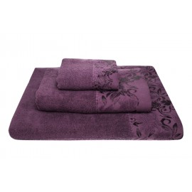 Towel 6333, mulberry